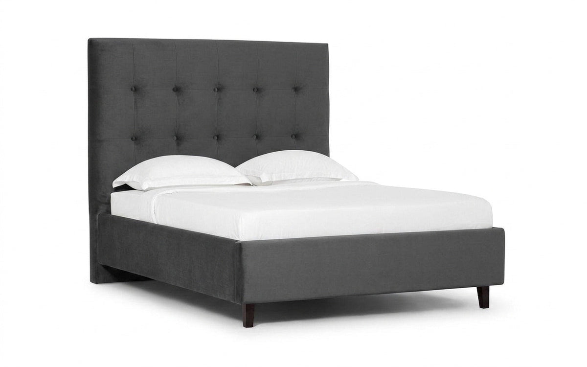BED EXP SILVANA NOVA 135x190 Sky Velvet 16 Slatted base