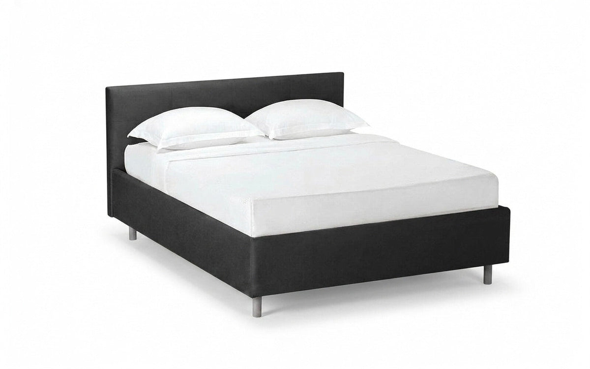 BED EXP VANESSA NOVA 90x190 Sky Velvet 38 Slatted base