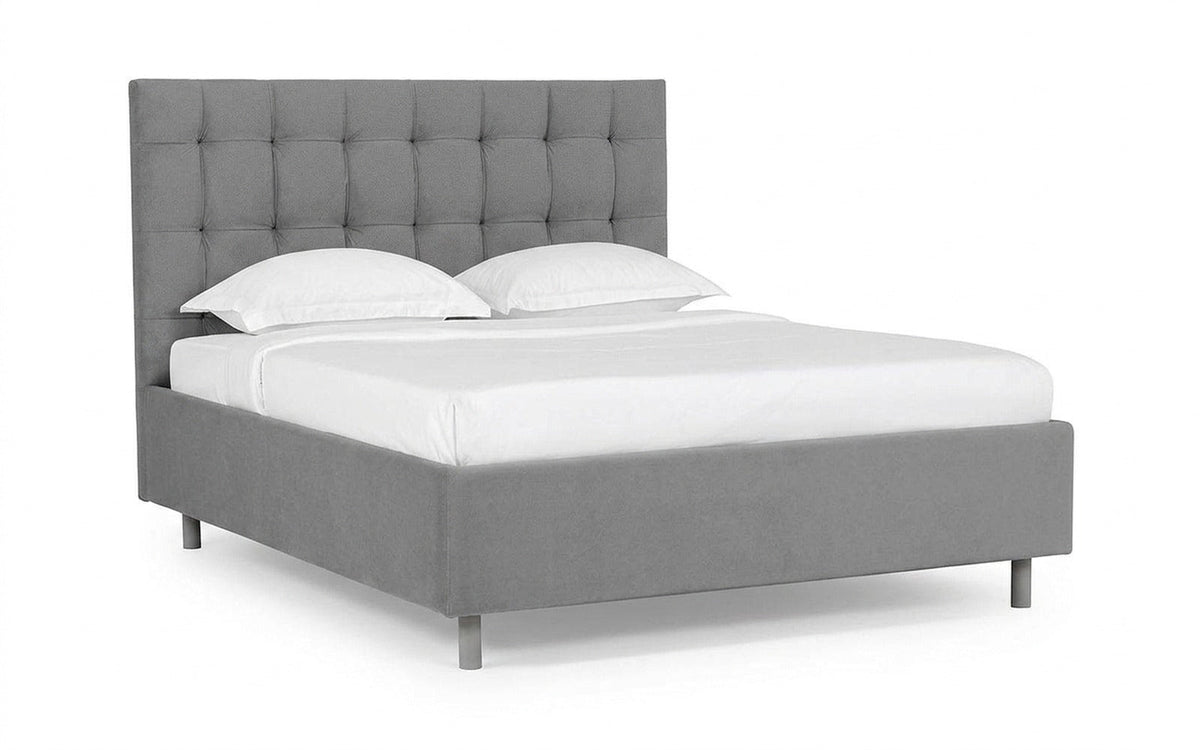 BED EXP VIRGINIO NOVA 90x190 Sky Velvet 08 Slatted base