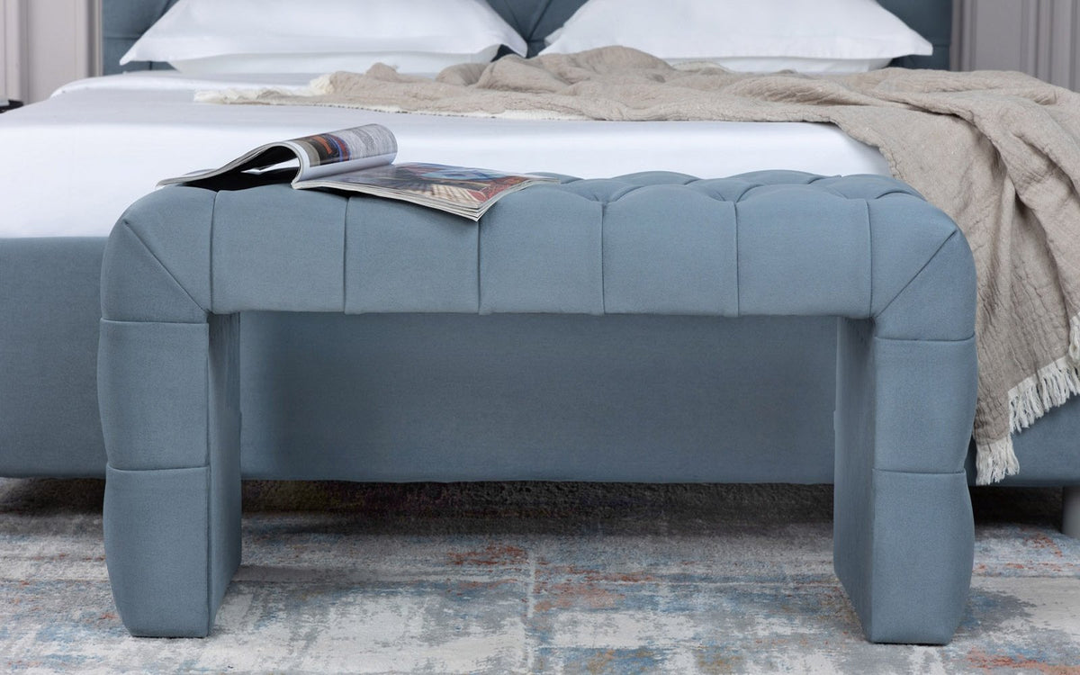 Greta bedroom bench in a bedroom interior, view 5