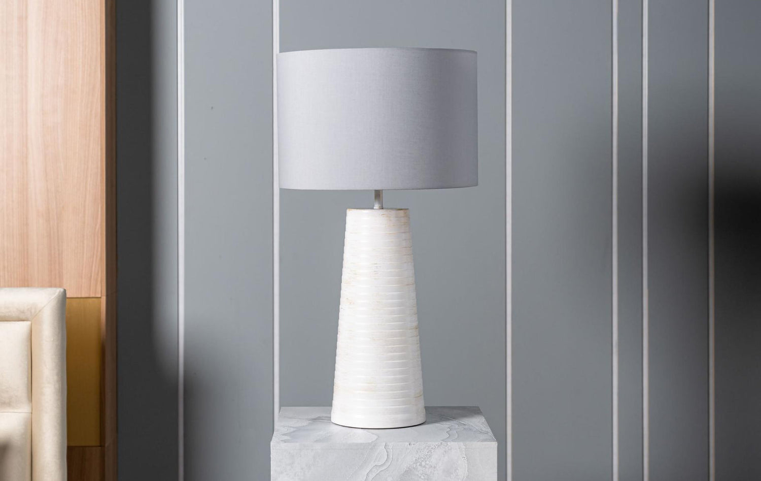 Lámpara de escritorio Blanca