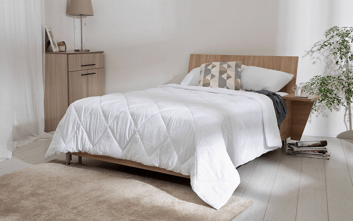 Stress Free duvet in a bedroom interior, view 2