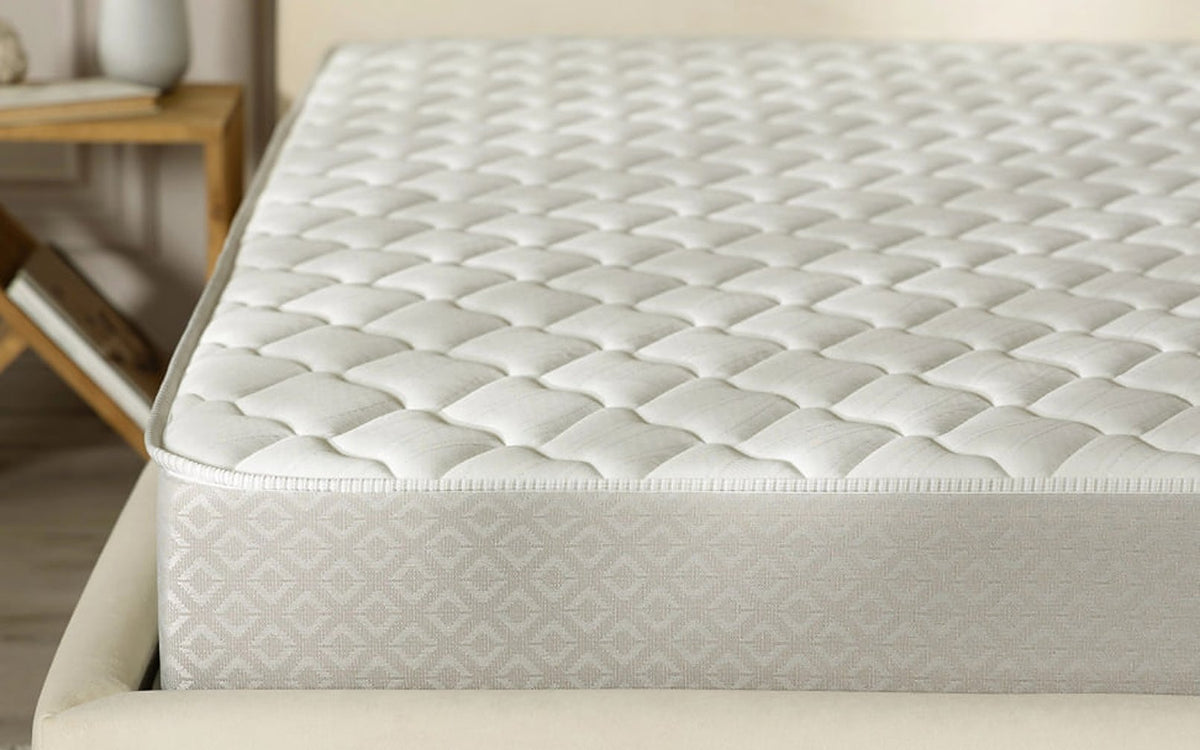 Classic Single Extra Hard mattress in a bedroom interior, view 4