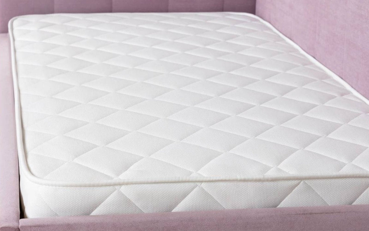 Kids Robby High mattress in a bedroom interior, view 1