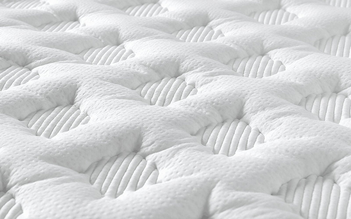 Exp Technology Flexy Spring mattress with knitted fabric and spring unit, shown on a white background