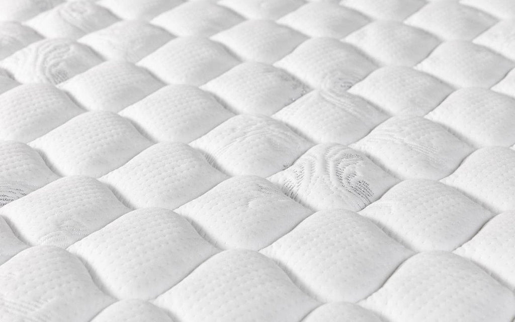 Top Basic mattress pad, product photo on white background, view 3