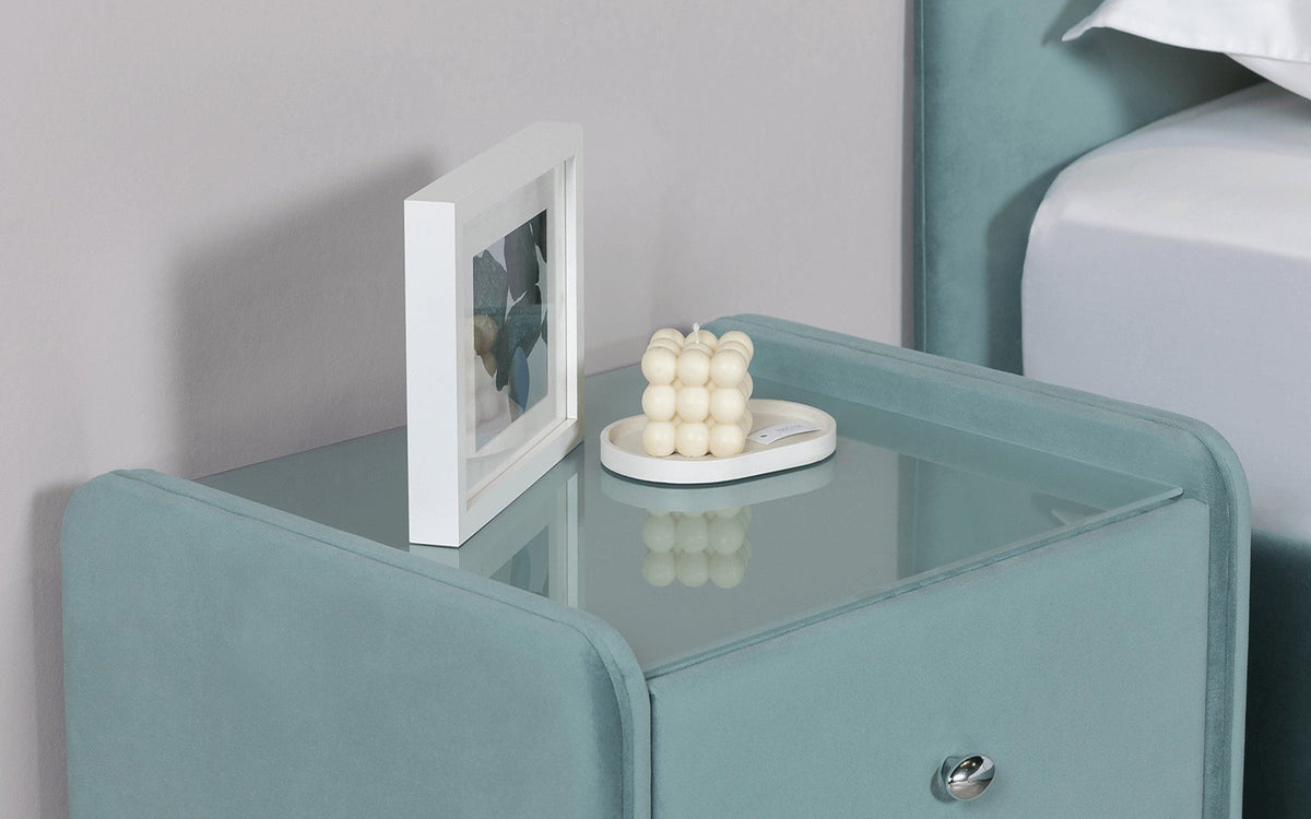 Classic 2 nightstand in a bedroom interior, view 3