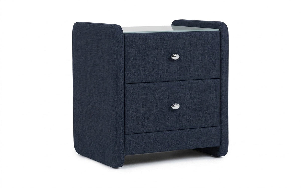 NIGHTSTAND EXP CLASSIC 2 Lidot blue Handle chrome