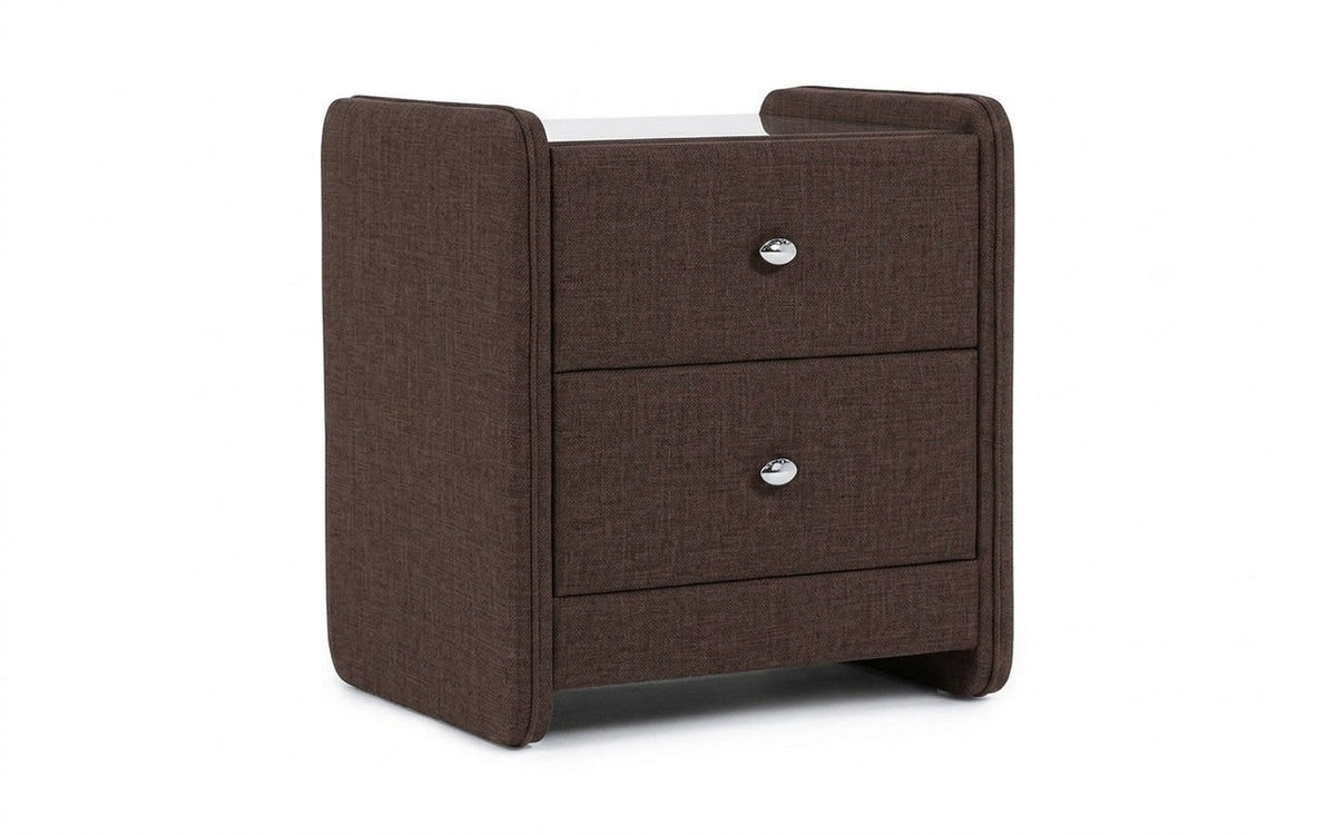 NIGHTSTAND EXP CLASSIC 2 Lidot Brown Handle chrome