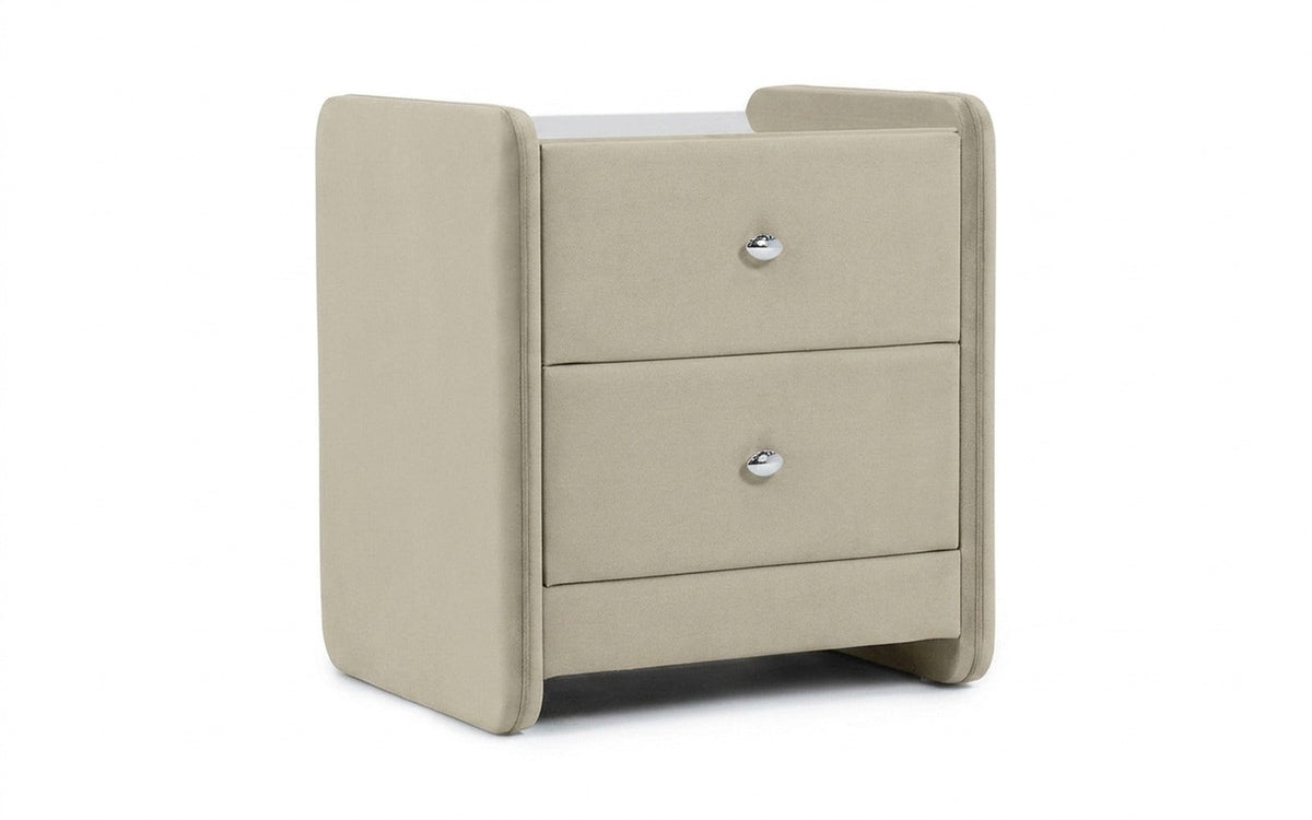 NIGHTSTAND EXP CLASSIC 2 Sky Velvet 03 Handle chrome
