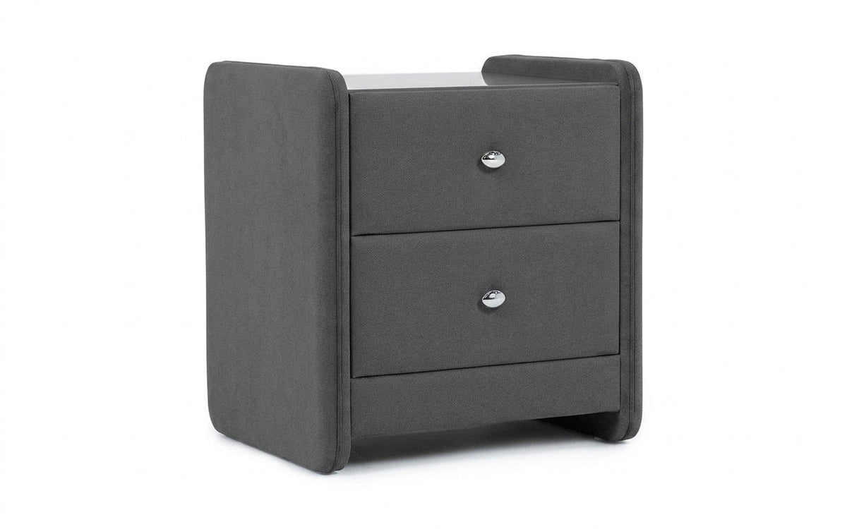 NIGHTSTAND EXP CLASSIC 2 Sky Velvet 08 Handle chrome
