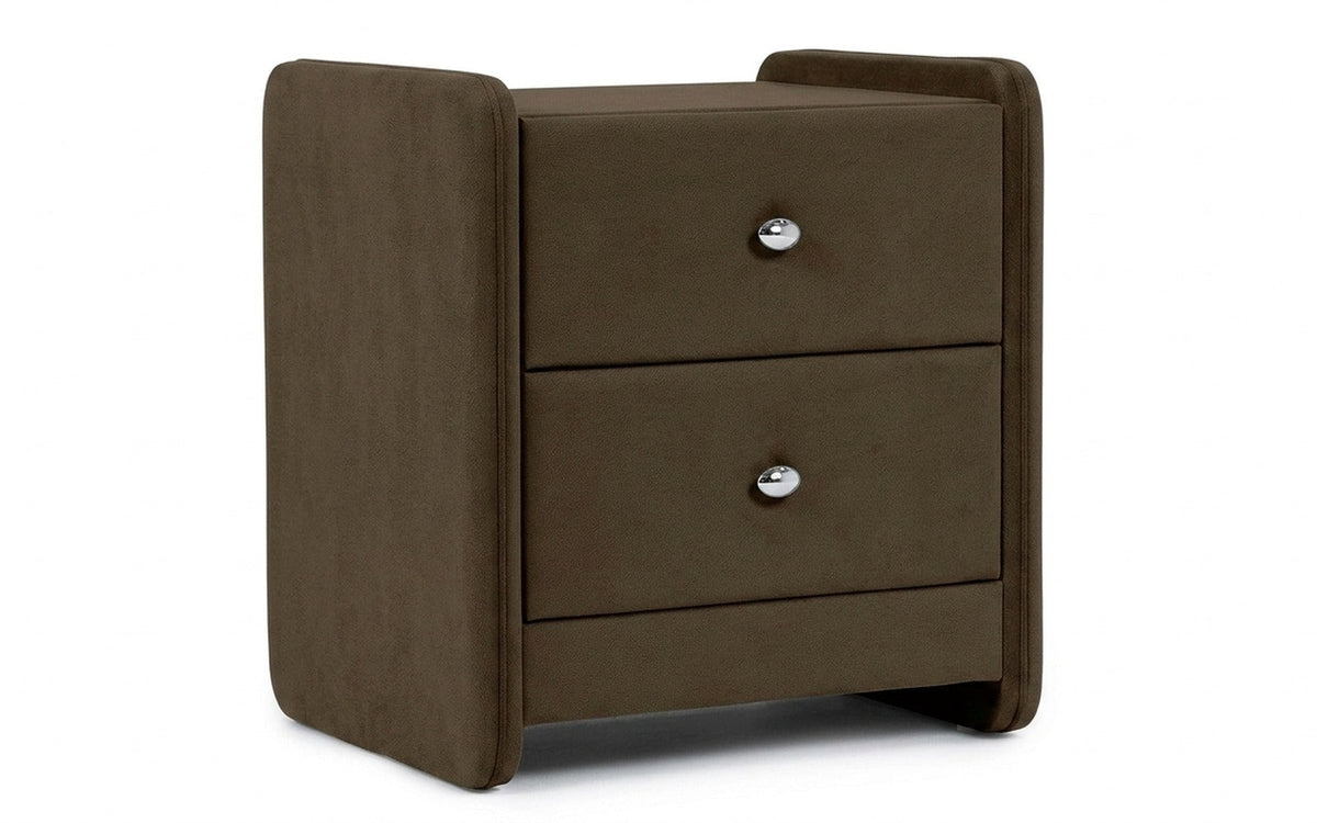 NIGHTSTAND EXP CLASSIC 2 Sky Velvet 12 Handle chrome