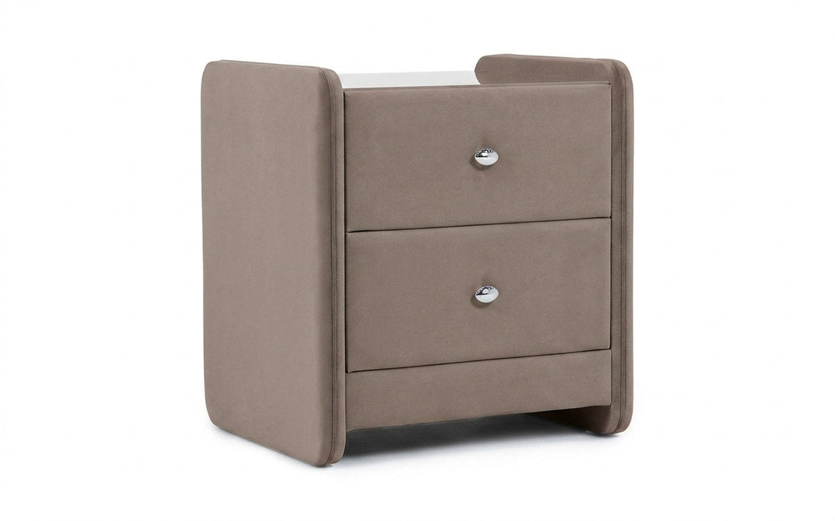 NIGHTSTAND EXP CLASSIC 2 Sky Velvet 17 Handle chrome
