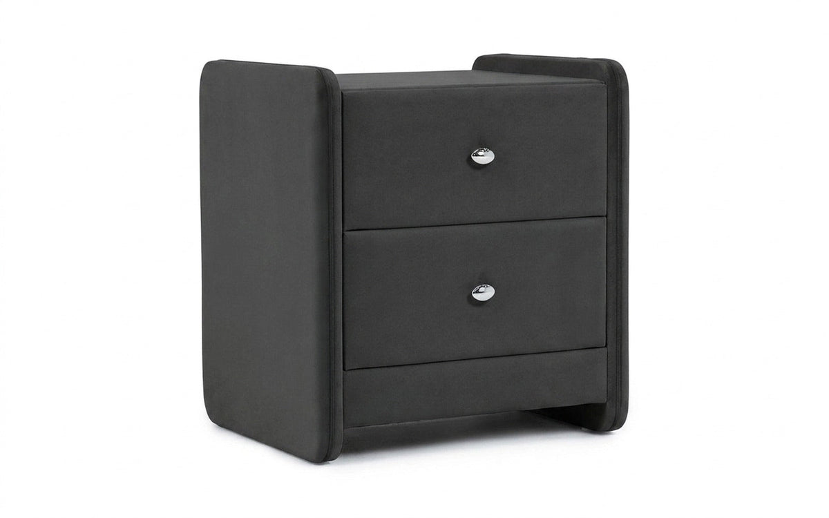 NIGHTSTAND EXP CLASSIC 2 Sky Velvet 38 Handle chrome