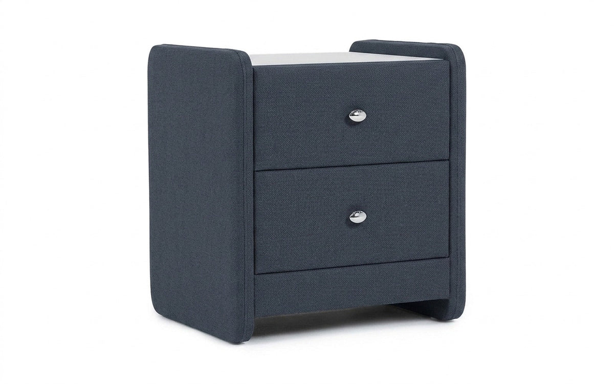 NIGHTSTAND EXP CLASSIC 2 Sky Velvet 40 Handle chrome