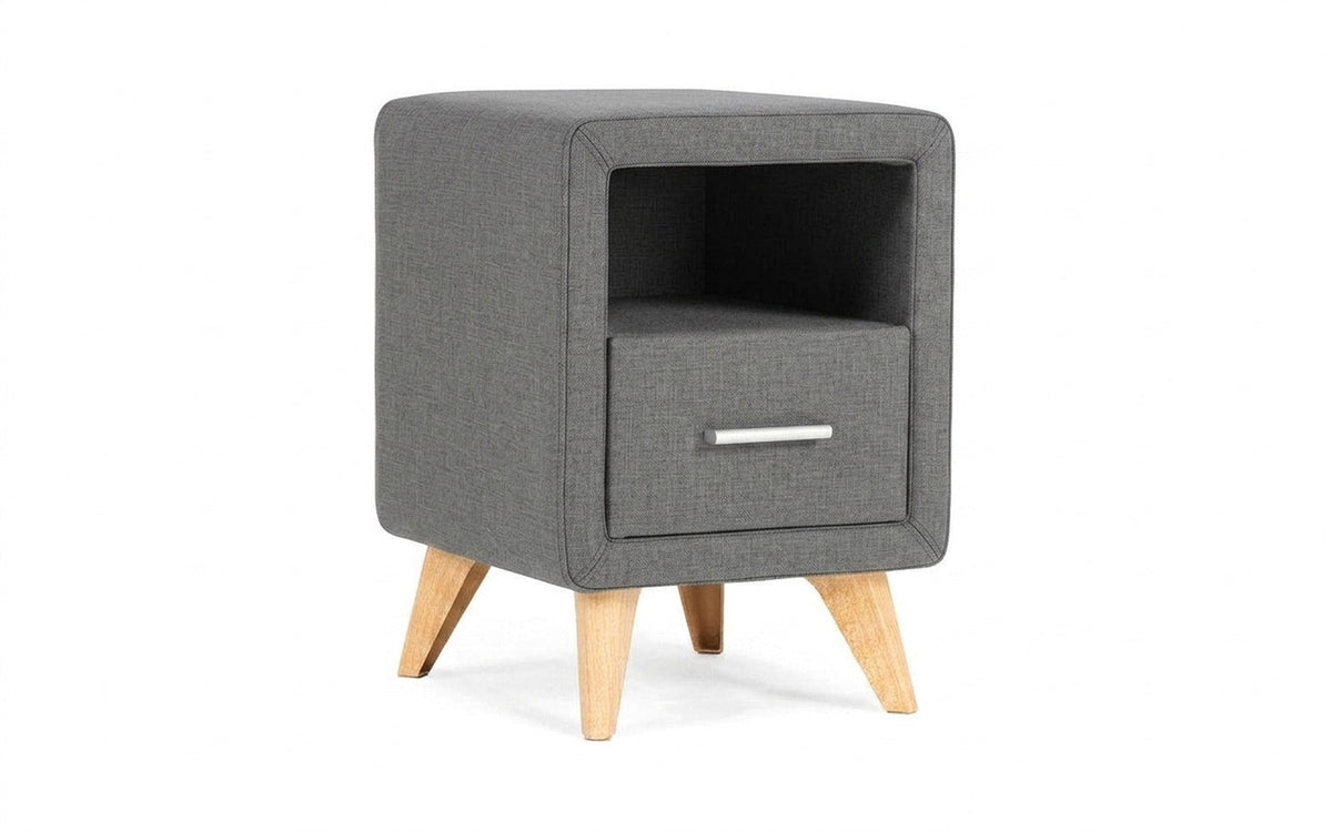 NIGHTSTAND EXP LEDA Lidot Silver