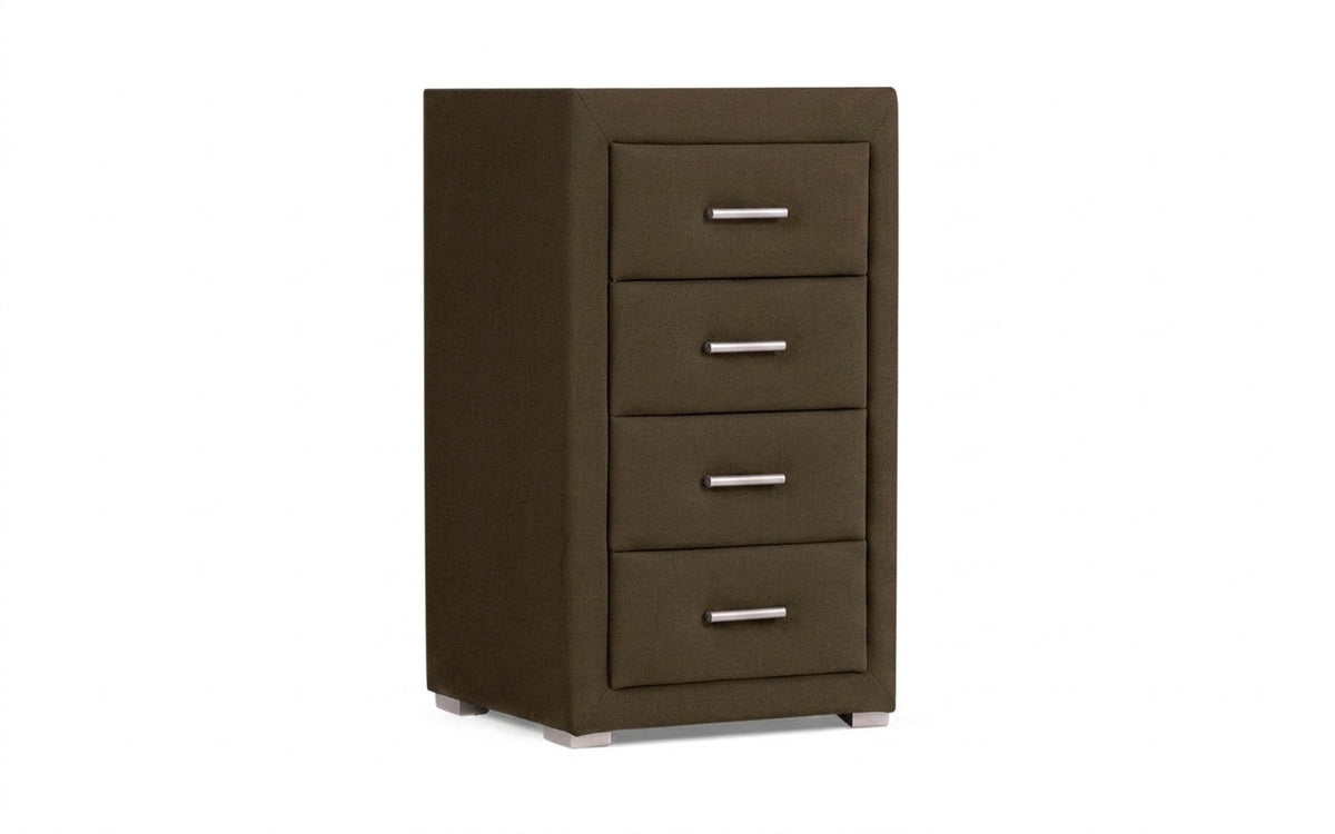 NIGHTSTAND EXP RICHMOND Sky Velvet 12 Handle chrome