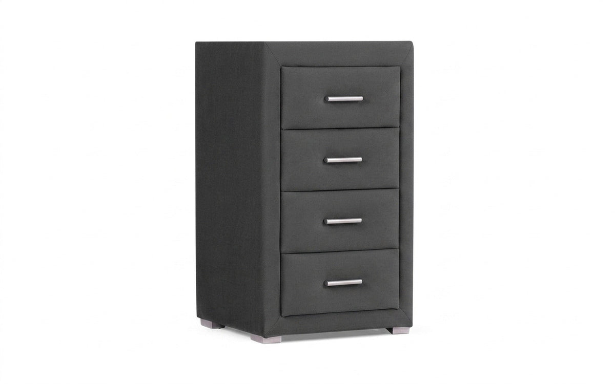 NIGHTSTAND EXP RICHMOND Sky Velvet 16 Handle chrome