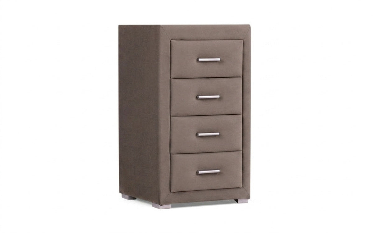 NIGHTSTAND EXP RICHMOND Sky Velvet 17 Handle chrome