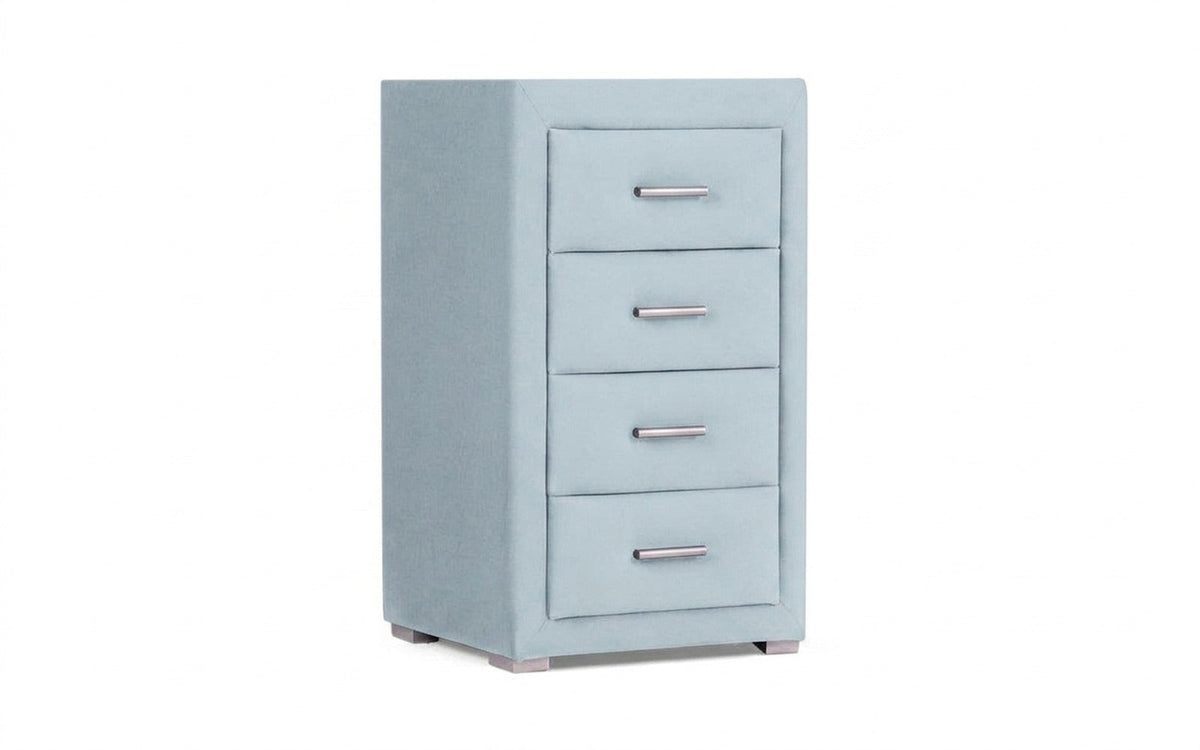 NIGHTSTAND EXP RICHMOND Sky Velvet 18 Handle chrome