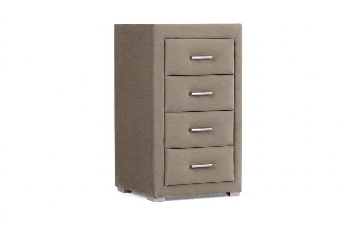NIGHTSTAND EXP RICHMOND Sky Velvet 21 Handle chrome