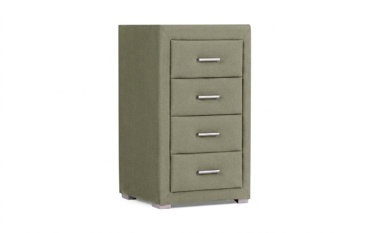 NIGHTSTAND EXP RICHMOND Sky Velvet 251 Handle chrome