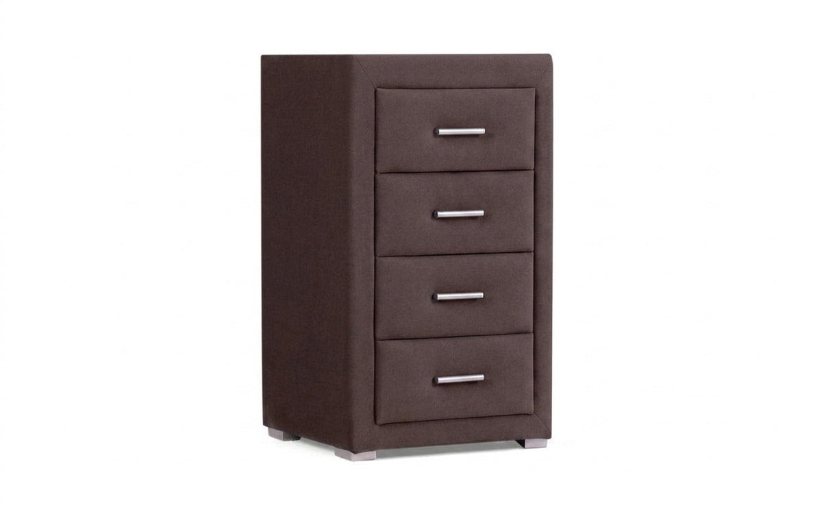 NIGHTSTAND EXP RICHMOND Sky Velvet 253 Handle chrome
