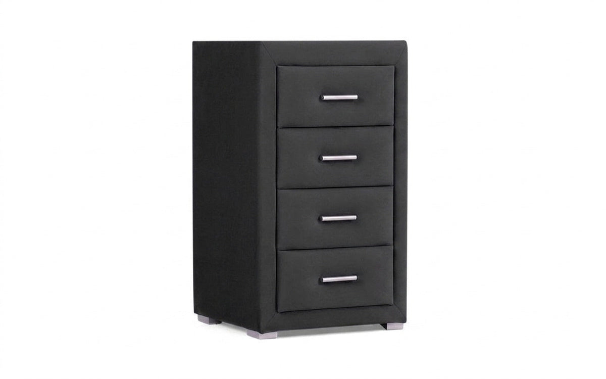 NIGHTSTAND EXP RICHMOND Sky Velvet 38 Handle chrome