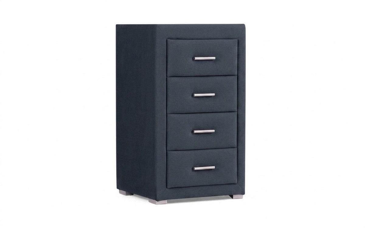 NIGHTSTAND EXP RICHMOND Sky Velvet 40 Handle chrome