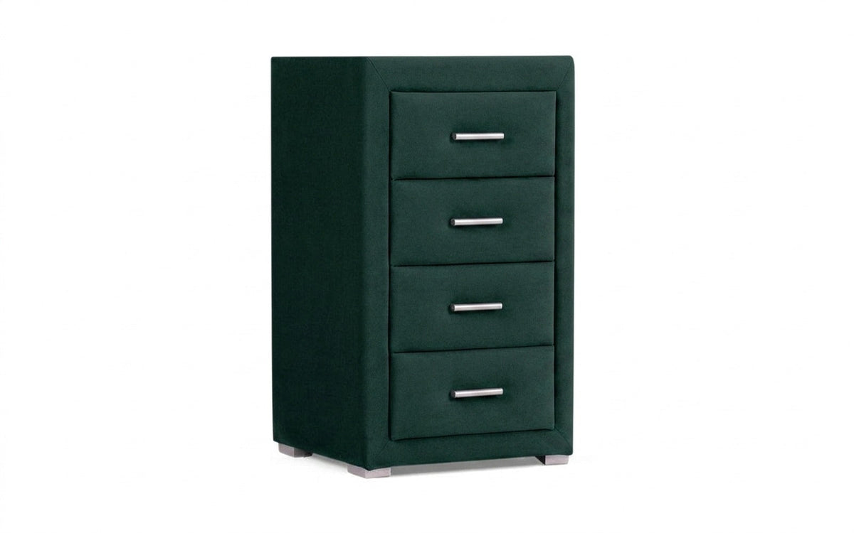 NIGHTSTAND EXP RICHMOND Sky Velvet 42 Handle chrome