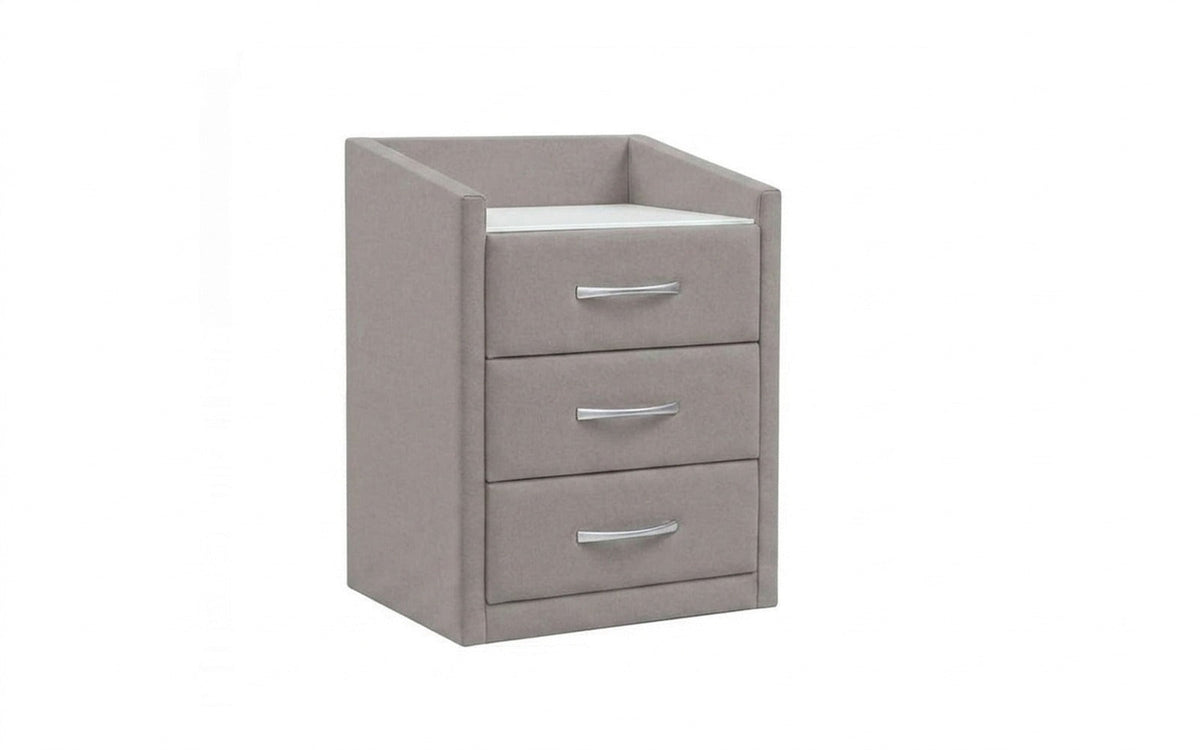 NIGHTSTAND EXP TEFFI Casanova Grey Smart with glass