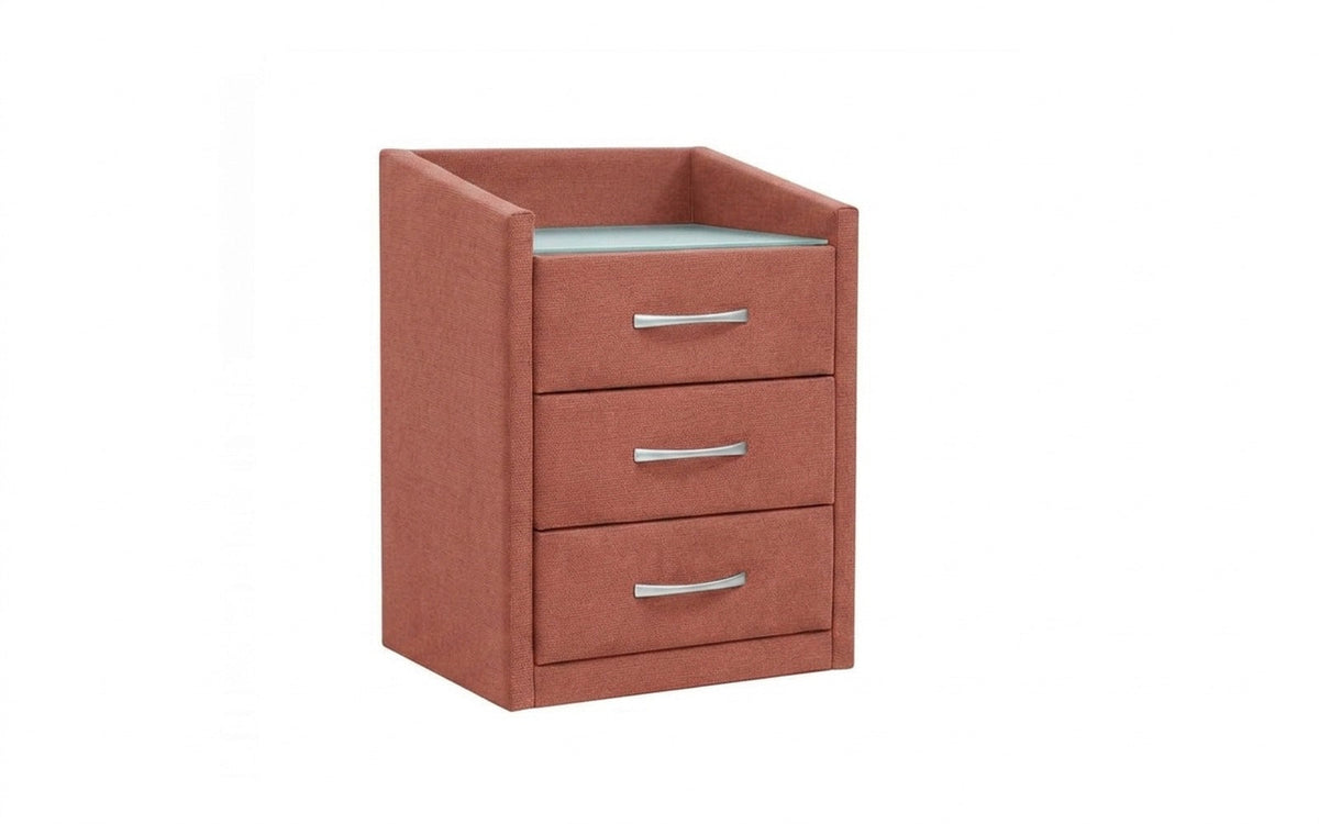 NIGHTSTAND EXP TEFFI Casanova Marsala Smart with glass