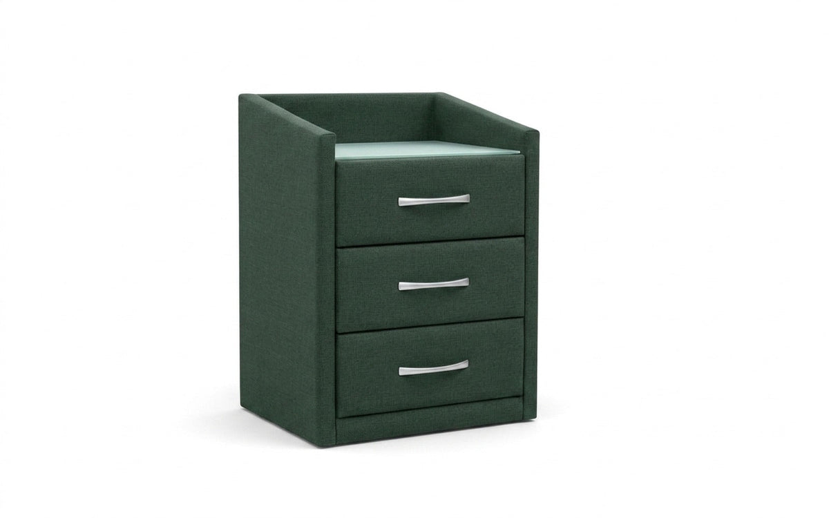 NIGHTSTAND EXP TEFFI Lidot Green Smart with glass