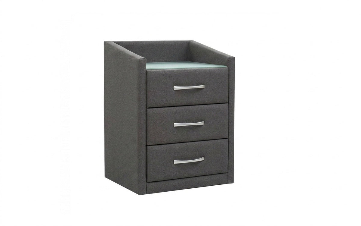 NIGHTSTAND EXP TEFFI Prime Dark Smart with glass
