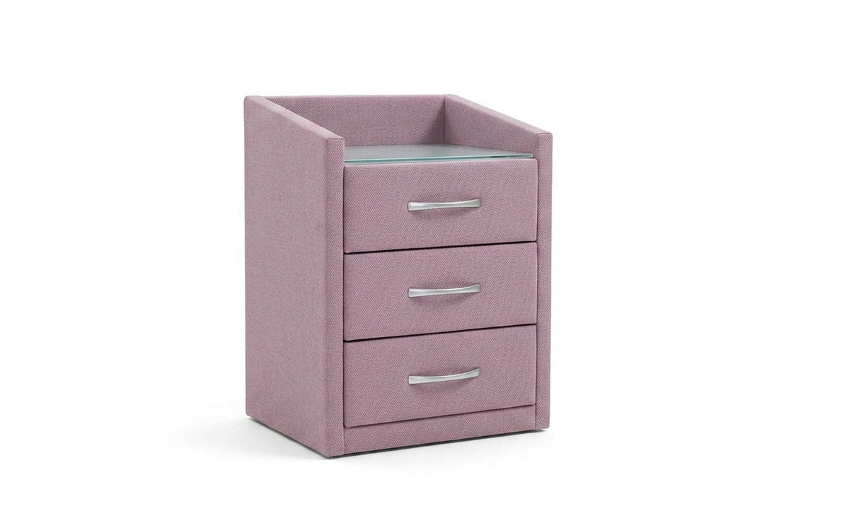 NIGHTSTAND EXP TEFFI Royal I Lavanda Smart with glass