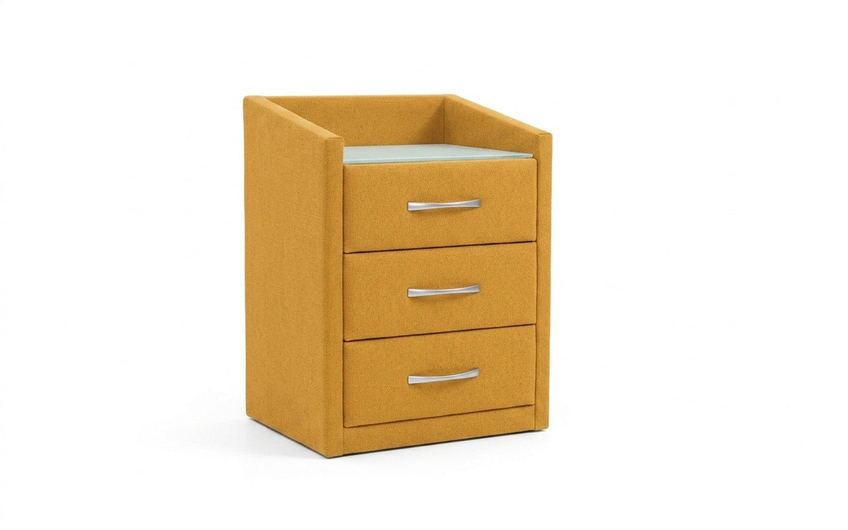 NIGHTSTAND EXP TEFFI Sky Velvet 30 Smart with glass