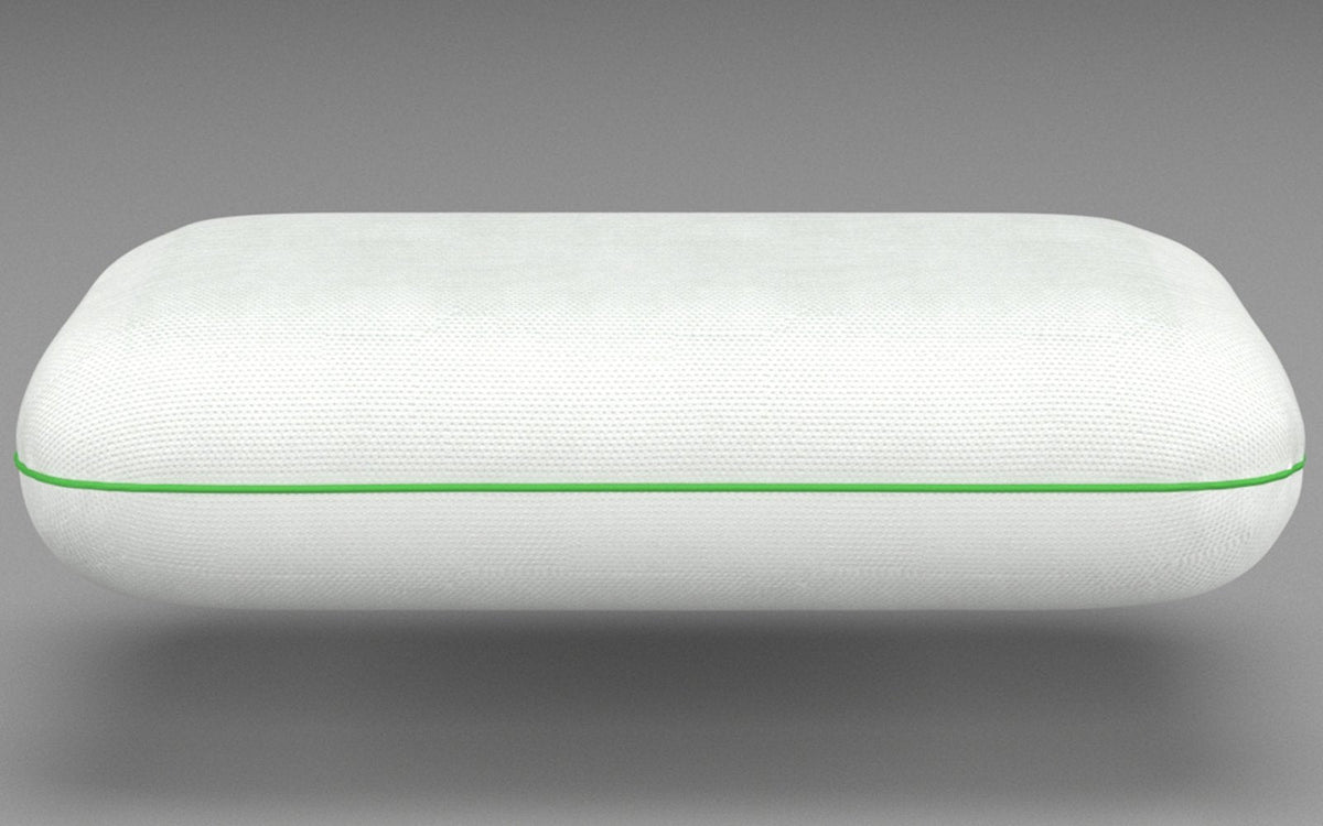 Classic Green pillow in a bedroom interior, view 2