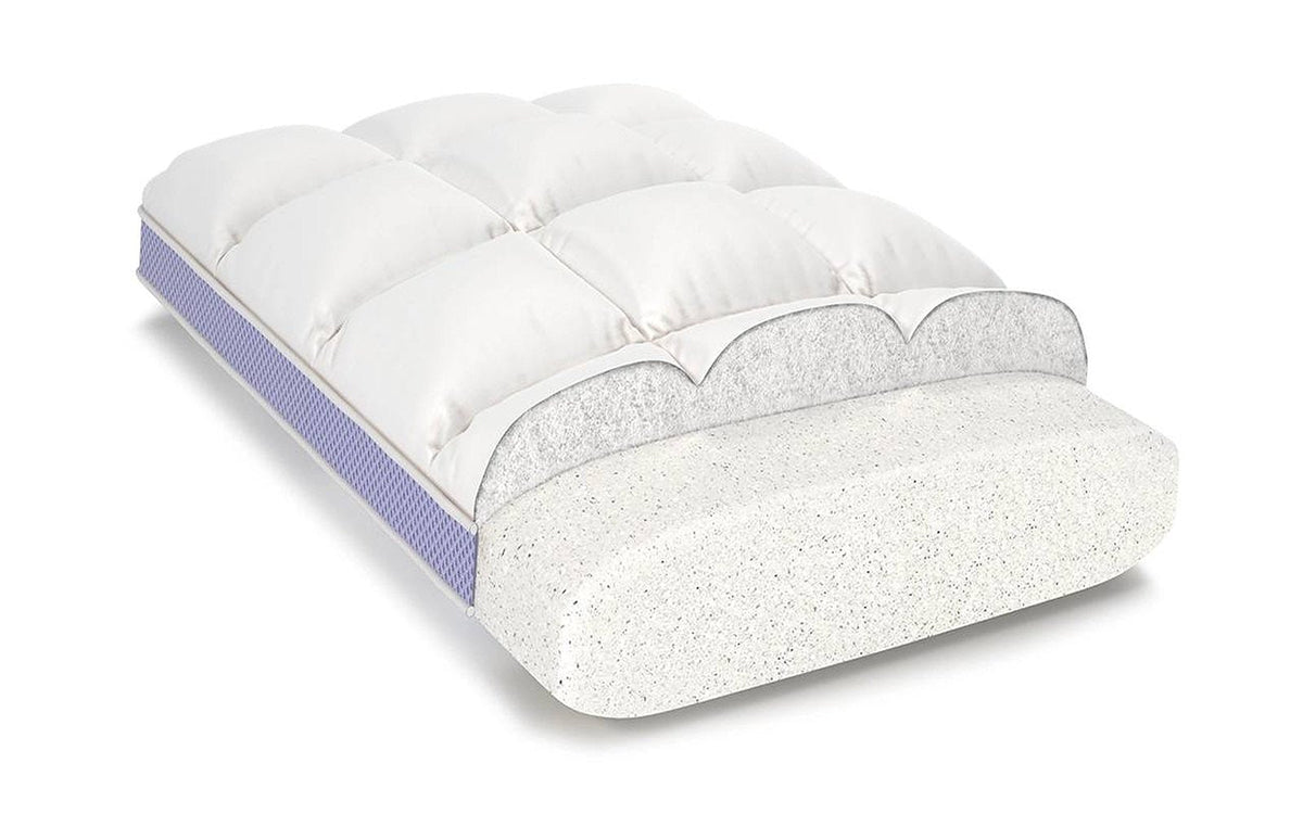 Omega pillow, product photo on white background, view 1