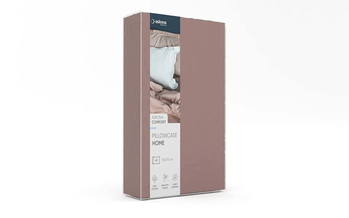 Askona Home pillowcase, product photo on white background, view 1
