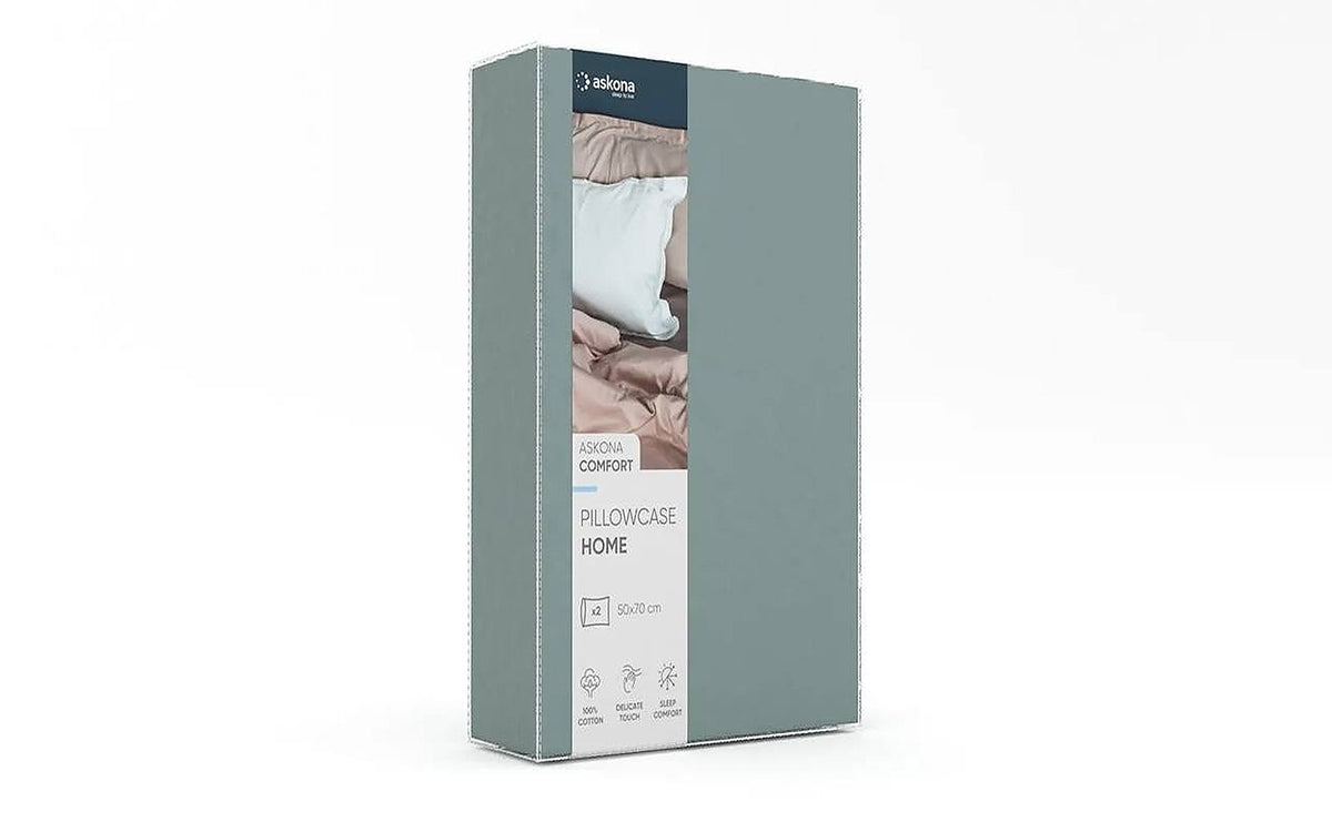 Askona Home pillowcase, product photo on white background, view 20