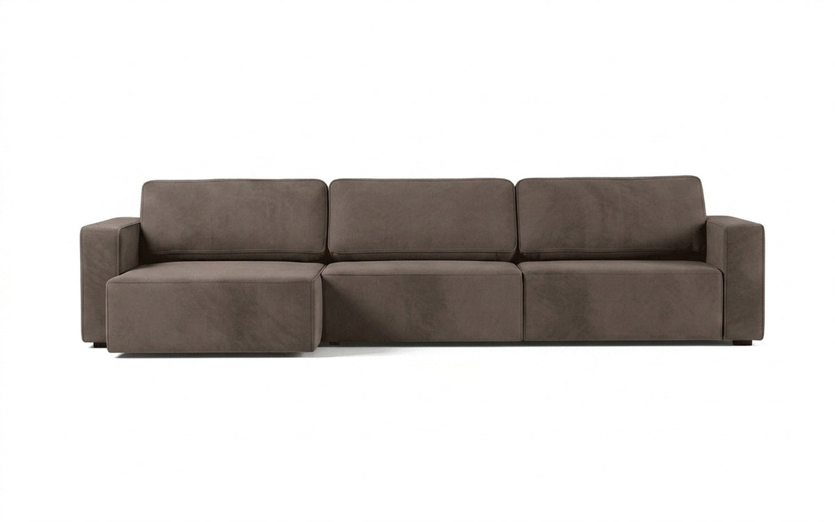 SOFA BED EXP RALF Sky Velvet 02 3 U CANAPE-TRIO