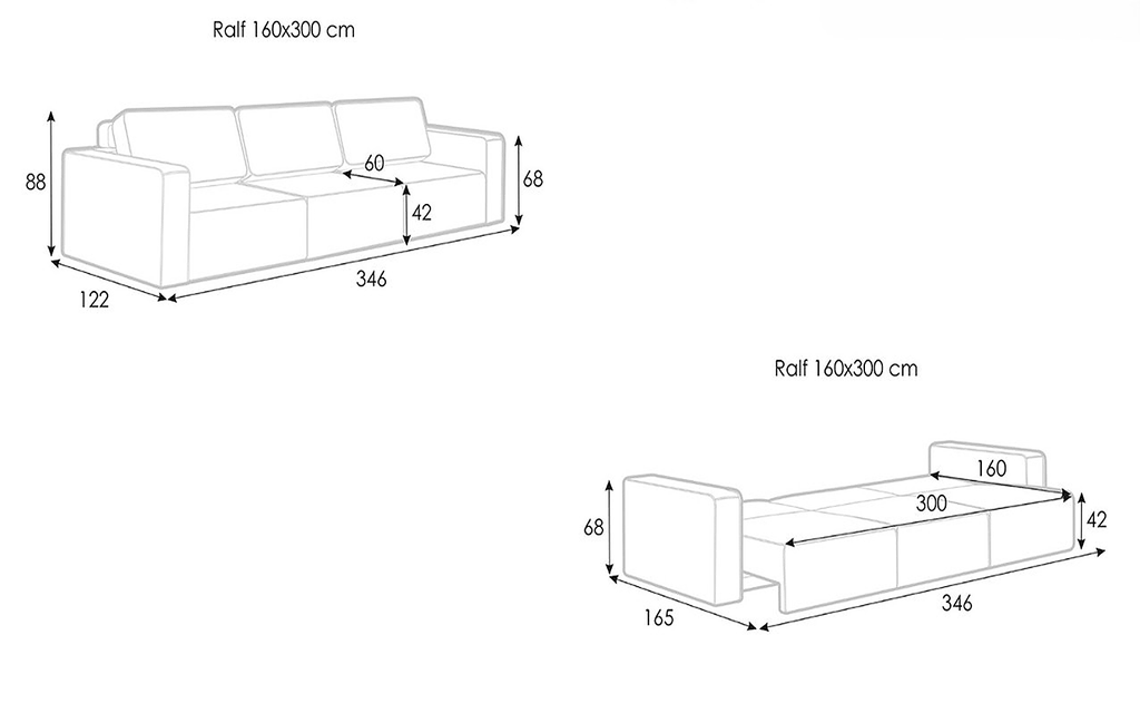 SOFA BED EXP RALF